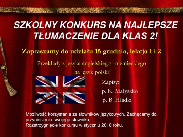 Zaproszenie Na Konkurs Zespół Szkół Im Emilii Sczanieckiej W Pniewach